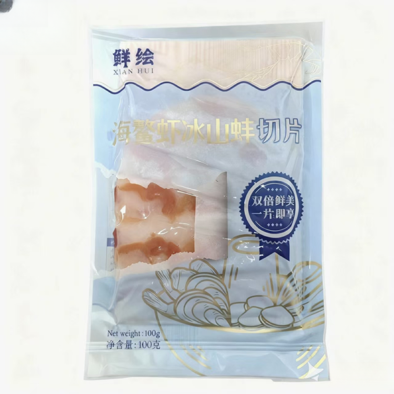 100g*5袋-顺/京-鲜绘海鳌虾冰山蚌切片【到26年1月8日】