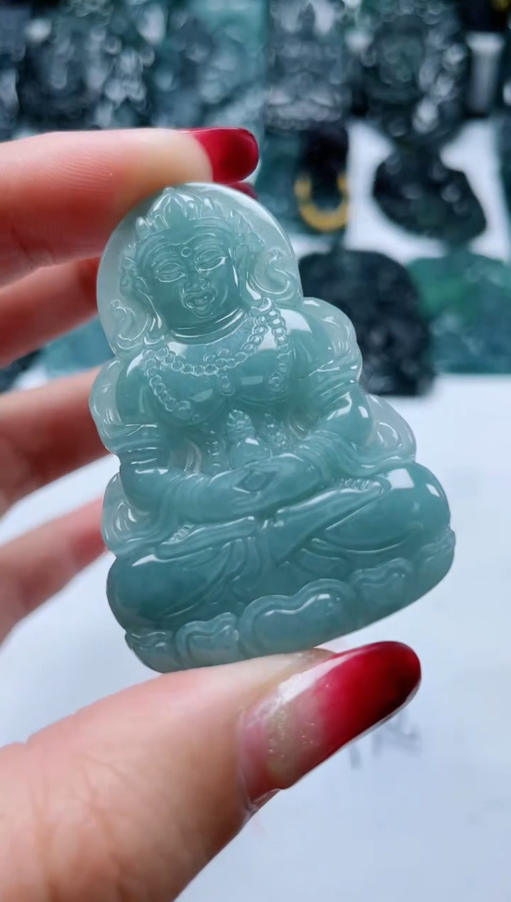 【闪购商品】翡翠颈饰未镶嵌多样性发货一件发货-小观音