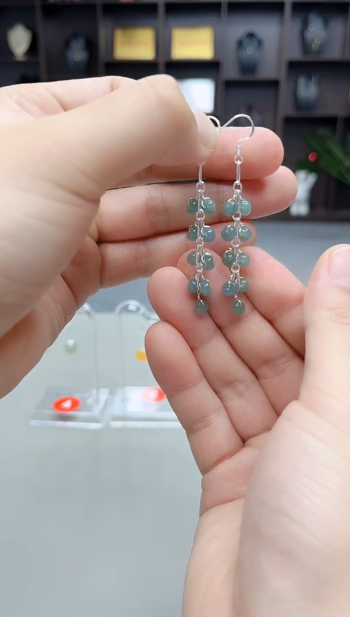 未镶嵌翡翠耳饰911000