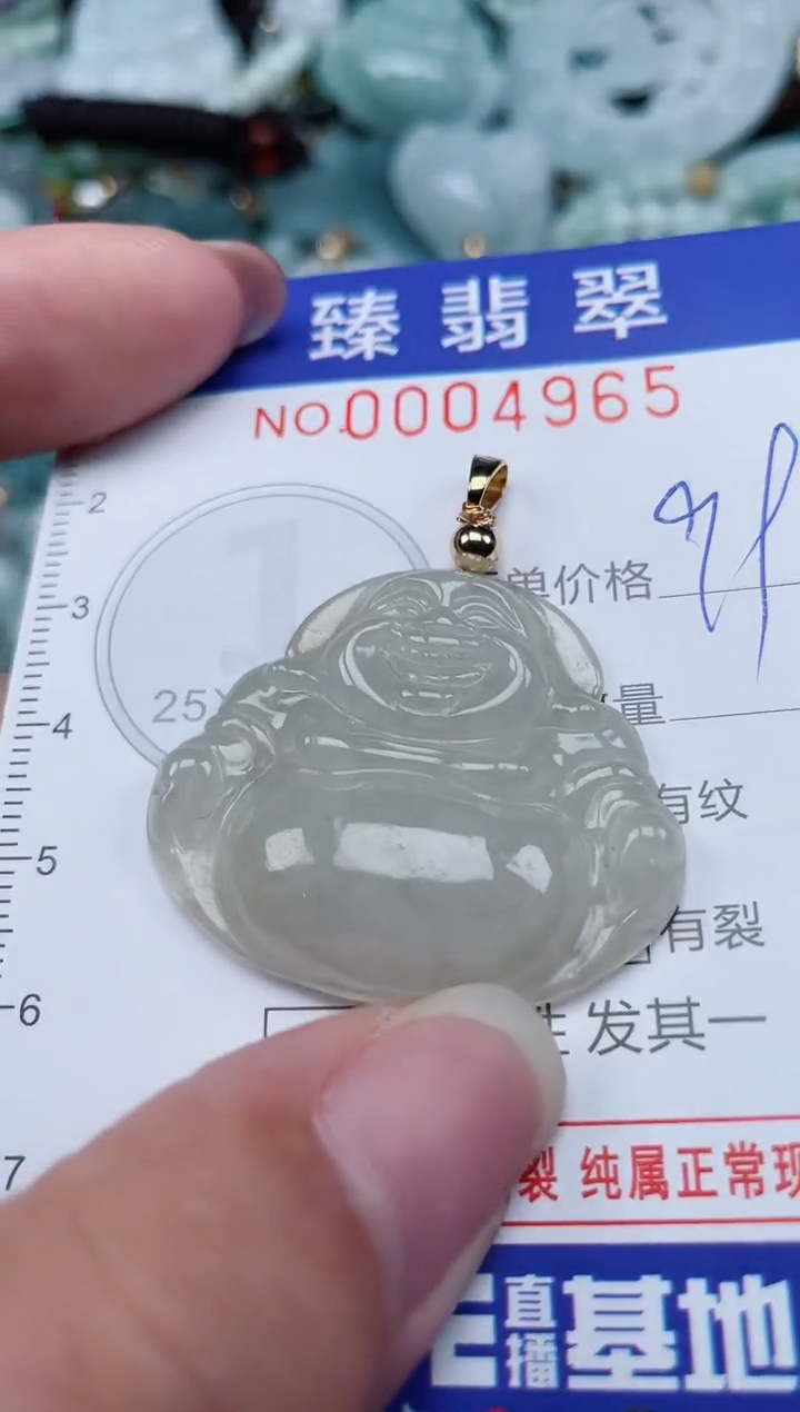 翡翠未镶嵌颈饰.0004965