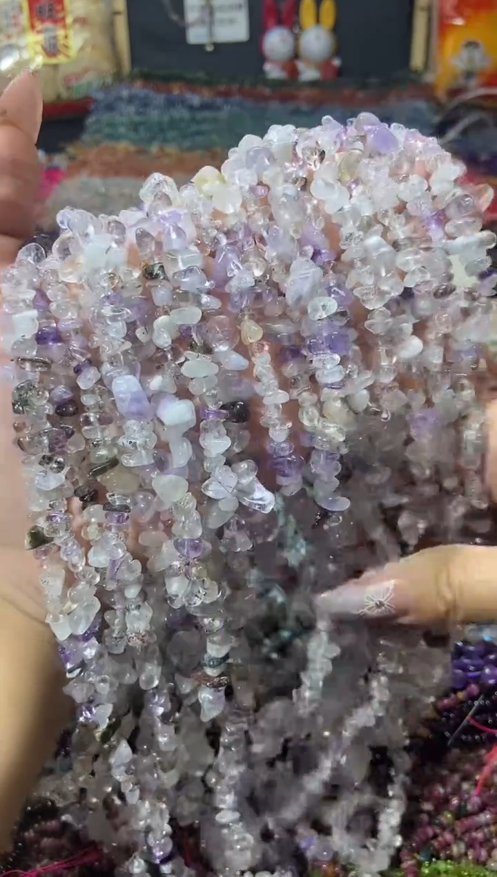 【闪购商品】水晶珠宝半成品未镶嵌紫超七