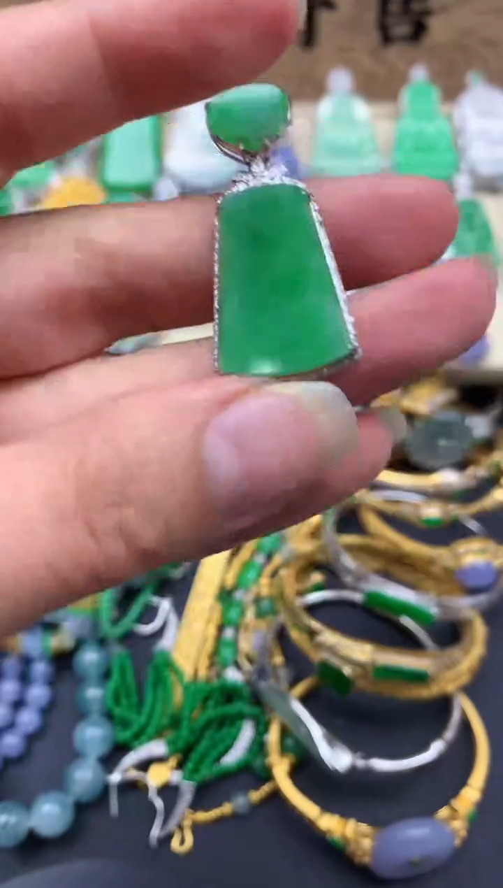 【闪购商品】翡翠颈饰18K金镶嵌561-中国好珍宝