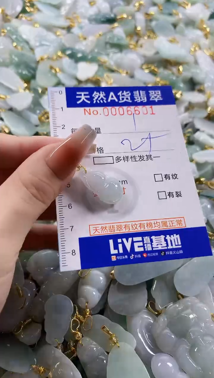 颈饰未镶嵌翡翠天然A货翡翠