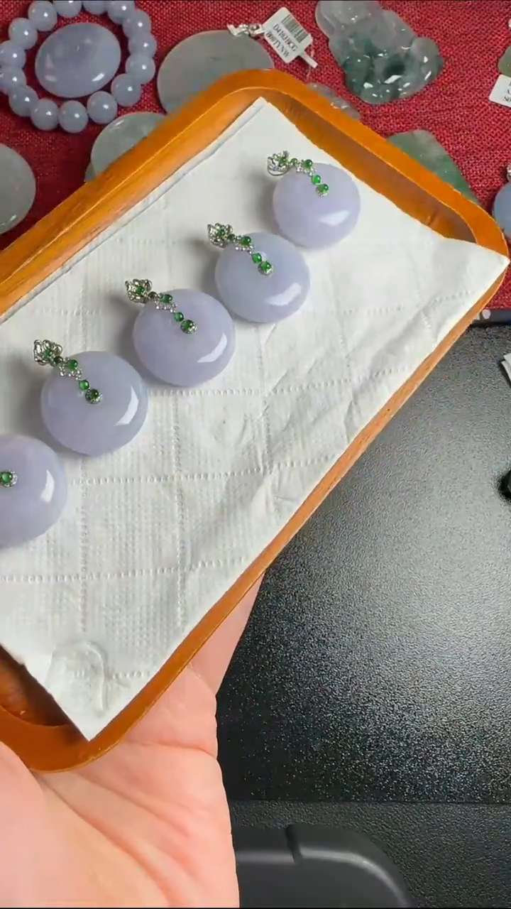 【闪购商品】翡翠颈饰18K金镶嵌WY0214240多样性发一