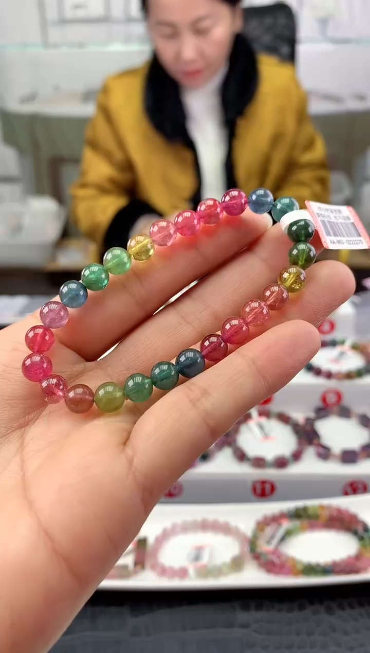 未镶嵌手串碧玺多样性发一条