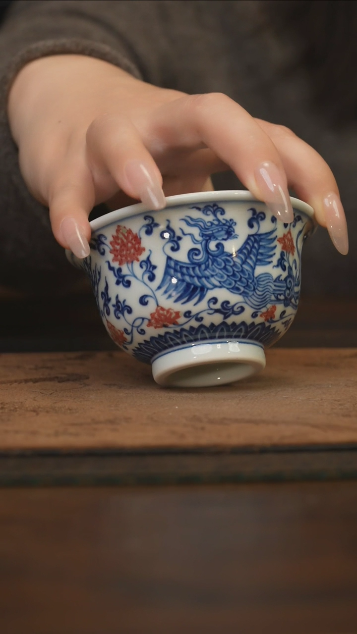 杯柴窑青花破价福利