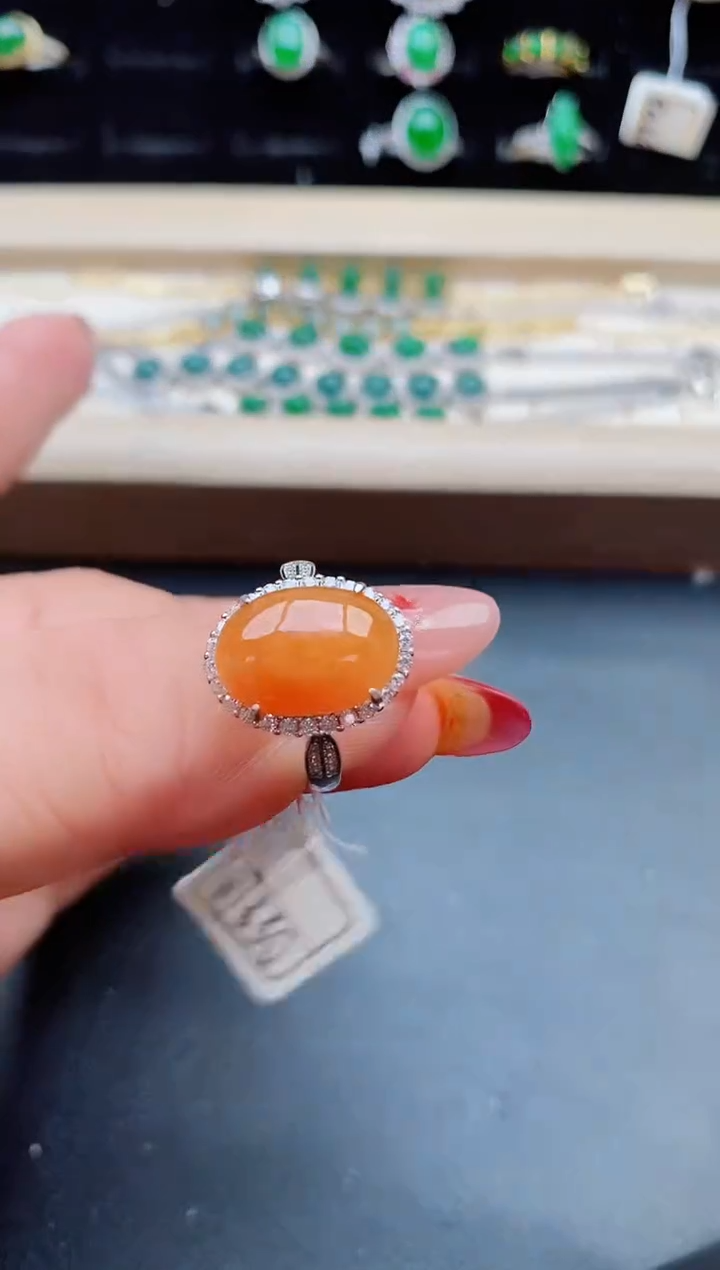 【闪购商品】翡翠戒指银S925镶嵌321321