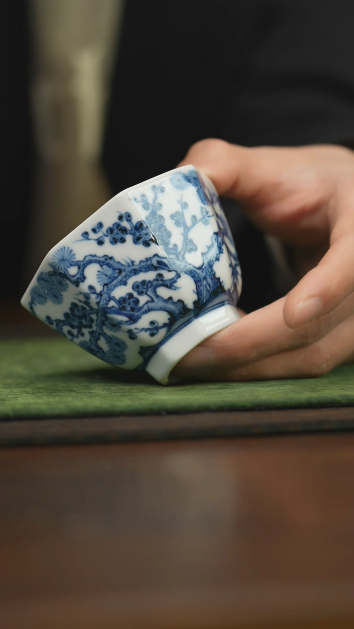 【闪购商品】杯柴窑青花破价福利