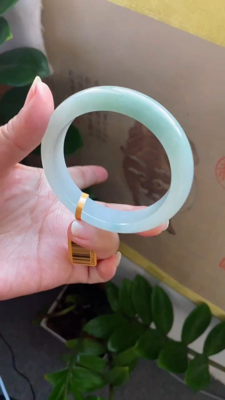 【闪购商品】翡翠手镯未镶嵌（冰胶渐变）31号