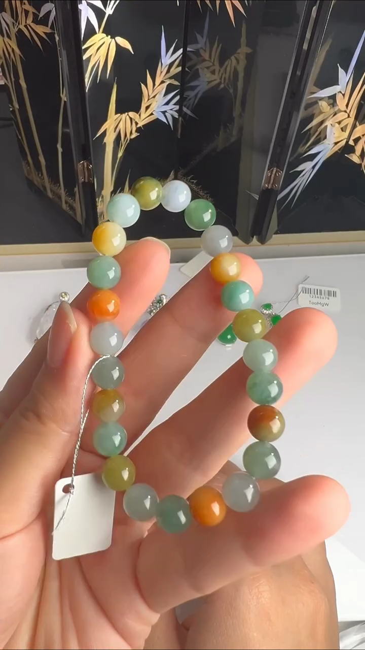 未镶嵌翡翠手串JJD0330048