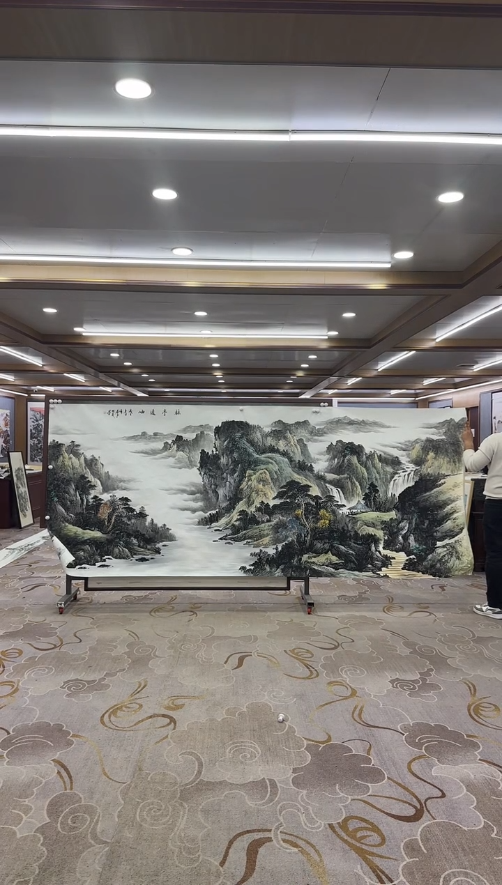 【闪购商品】绘画1邵明义-大丈二-山水国画