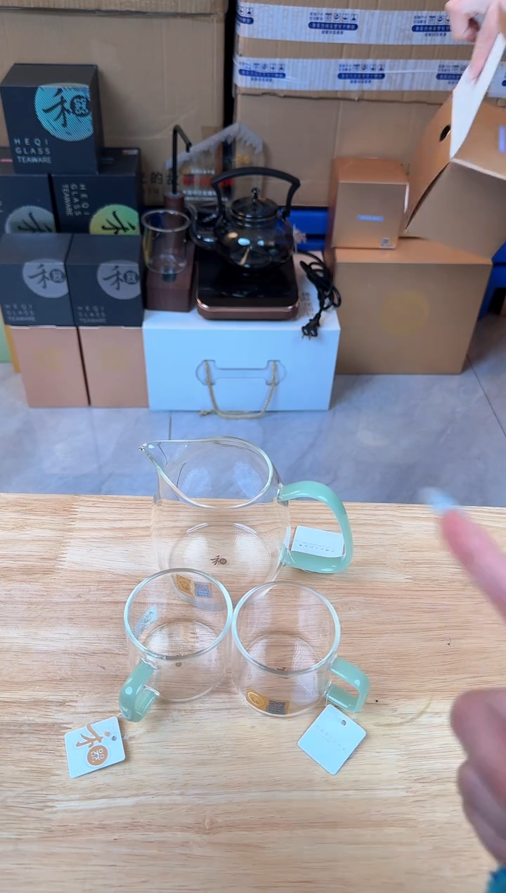 【闪购商品】@@禾器泰然浅玉色+清禾杯浅玉色