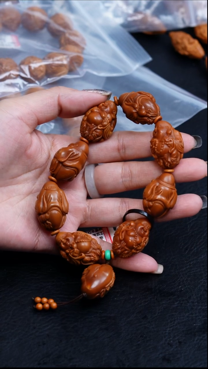 【闪购商品】橄榄核手串/手链20八宝弥勒