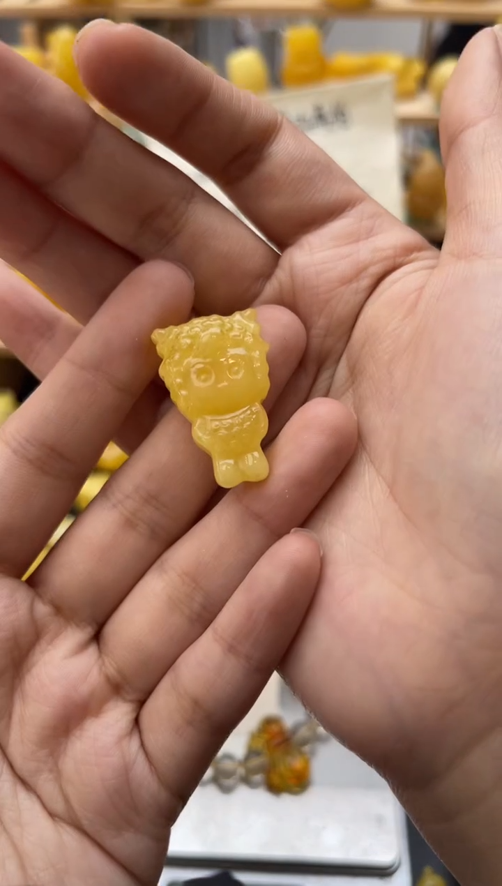 琥珀未镶嵌珠宝奇石067琥珀蜜蜡微瑕