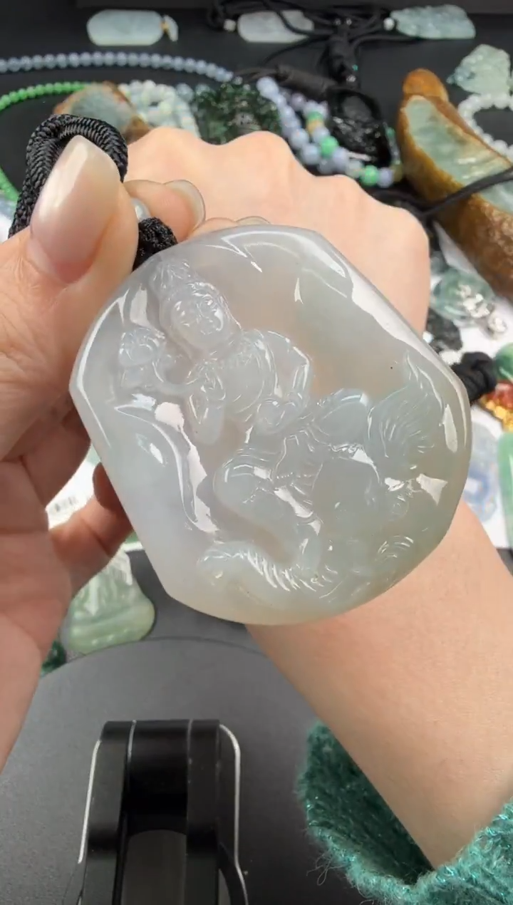 吊坠(不含链)未镶嵌翡翠翡翠饰品-249