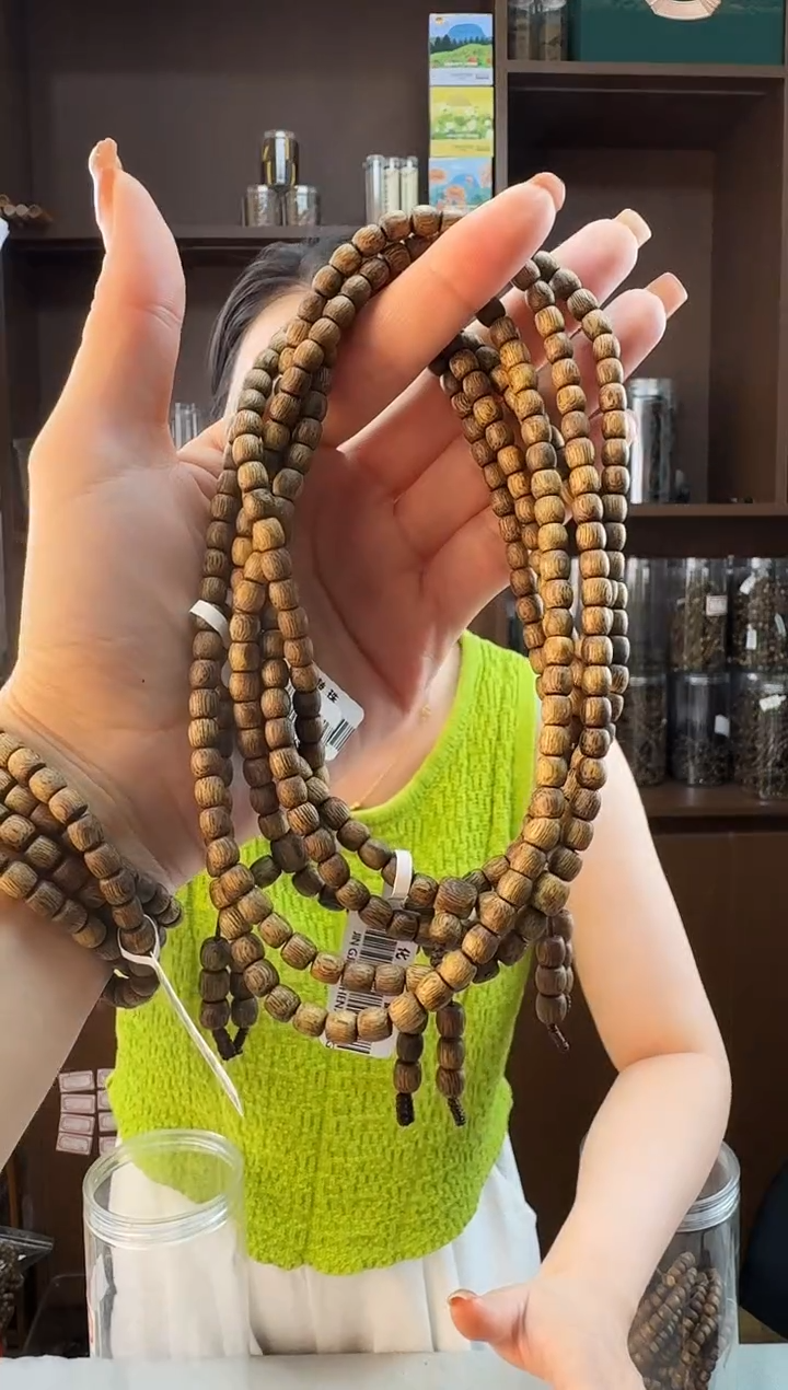 手串沉香05保10克老乌身鼓珠多圈多样性发一