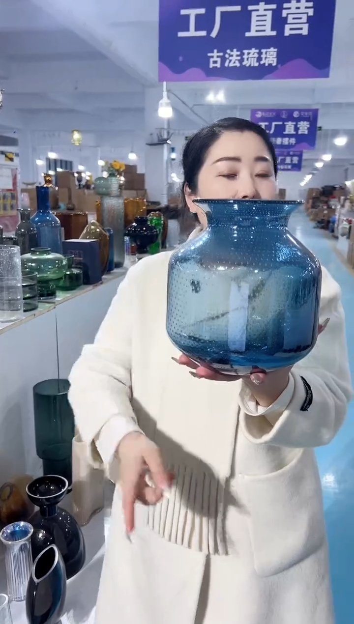 【闪购商品】玻璃花伴你花瓶微瑕-SCEI