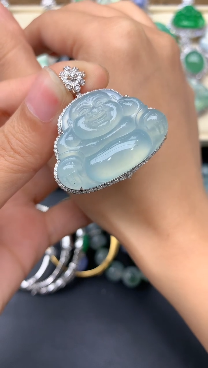 【闪购商品】翡翠颈饰18K金镶嵌363-中国好珍宝