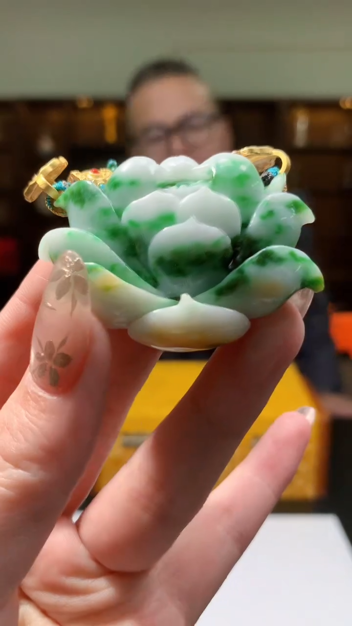 【闪购商品】定制翡翠未镶嵌8035yx-毛货挂件91