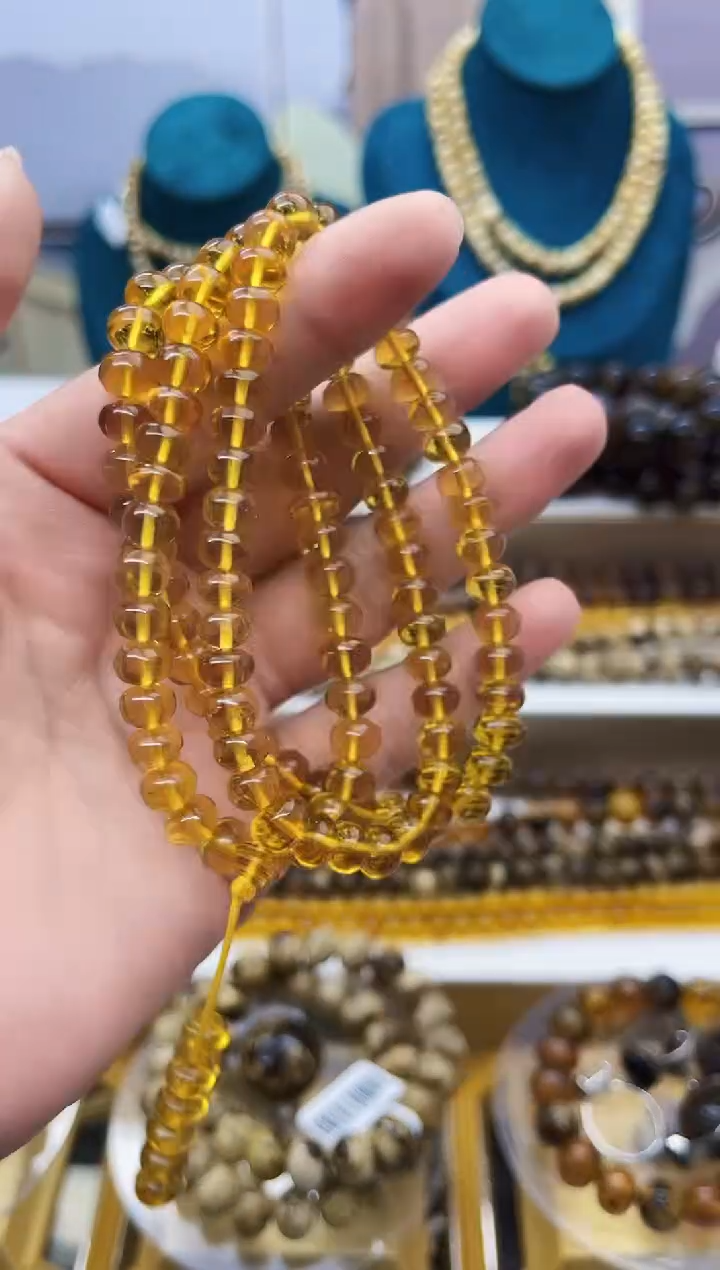 【闪购商品】琥珀颈饰未镶嵌抚顺琥珀7