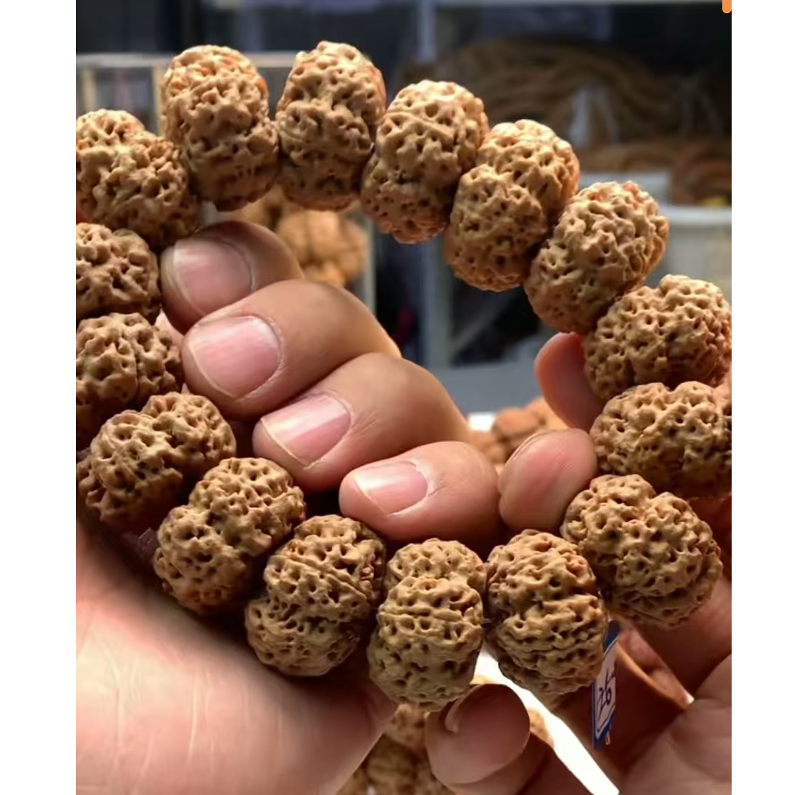 夹板XC05尼泊尔大金刚新籽夹板菩提手串