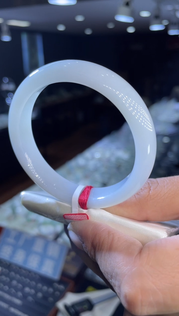 未镶嵌手镯翡翠正圈53-54