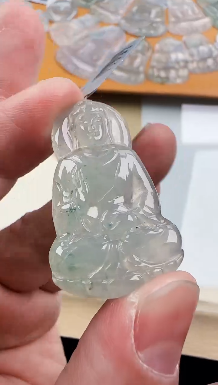 【闪购商品】翡翠颈饰未镶嵌缅甸天然翡翠