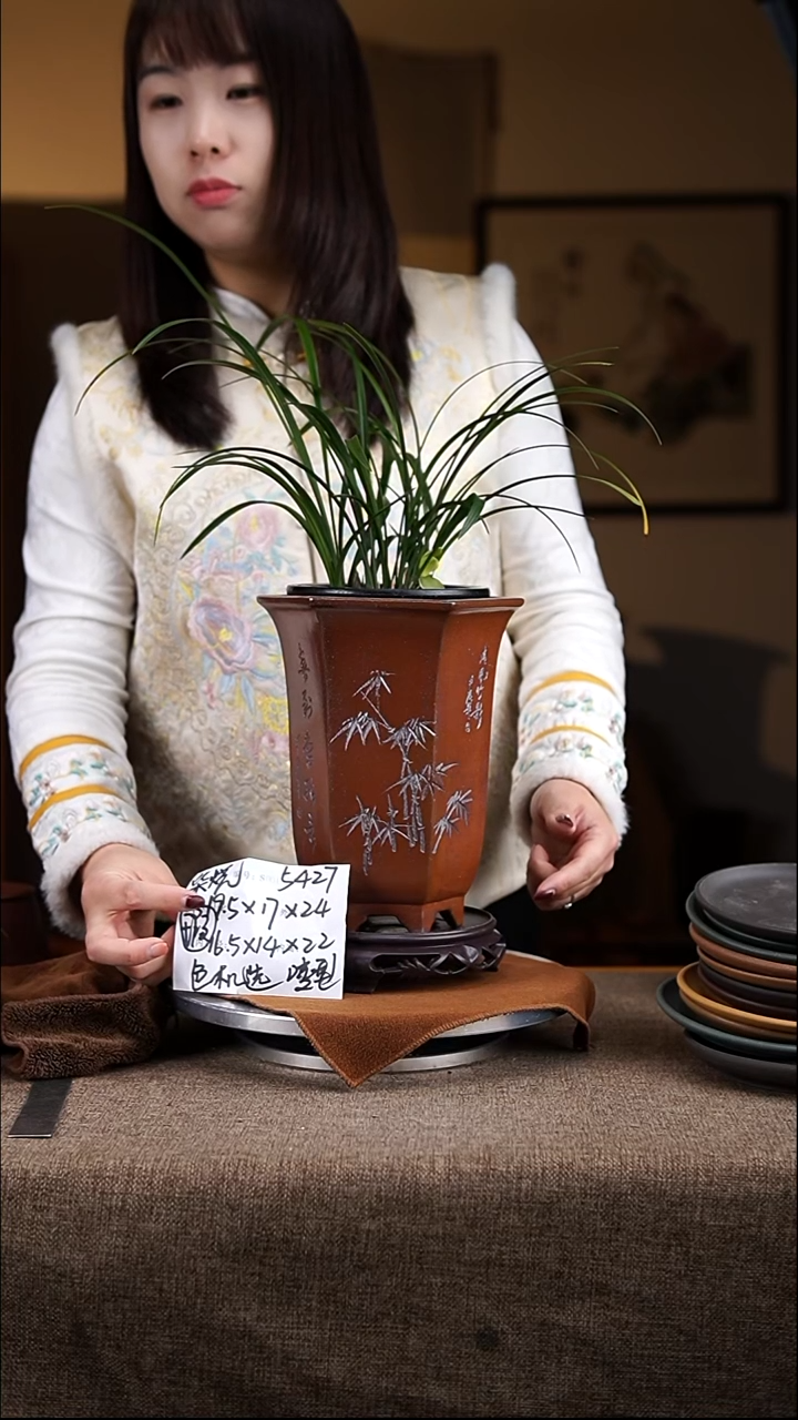 【闪购商品】紫砂花盆紫砂花盆5427