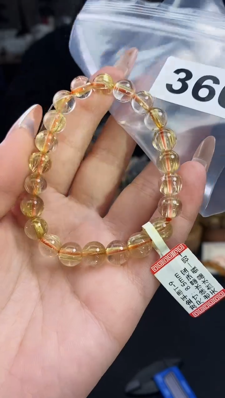 【闪购商品】水晶手串未镶嵌手串360
