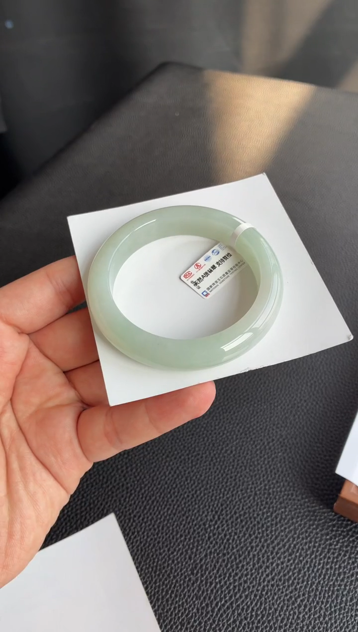 未镶嵌手镯翡翠73号56.6*12.7*9.1正圈