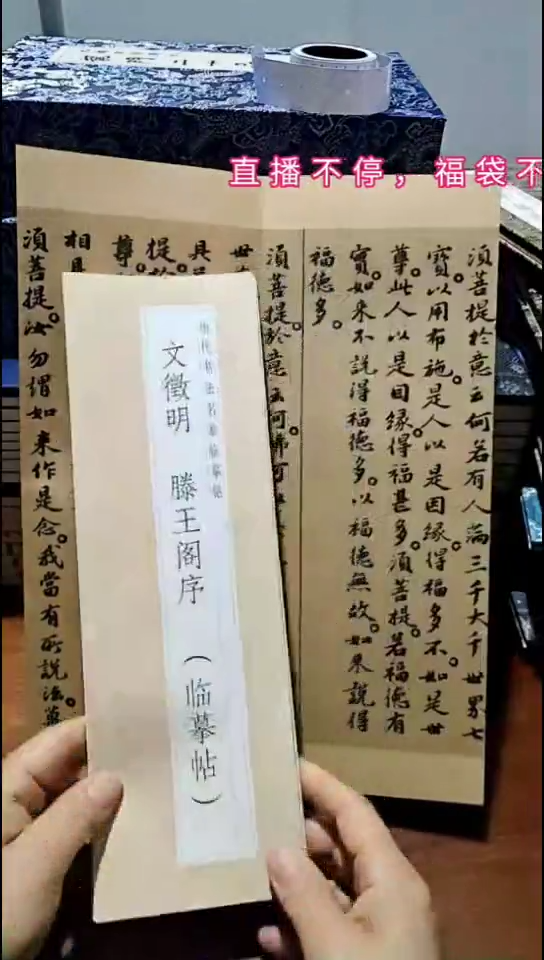 文征明 滕王阁序 临摹帖