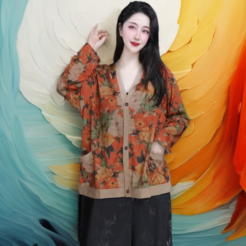 百搭时尚潮流休闲气质显瘦轻奢女款针织衫1221