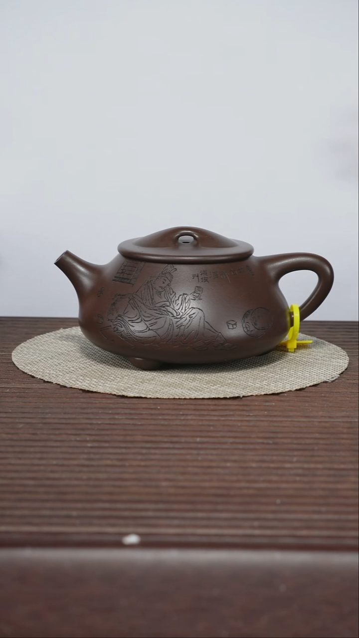 茶壶紫砂T361 老紫泥 景舟石瓢 350cc