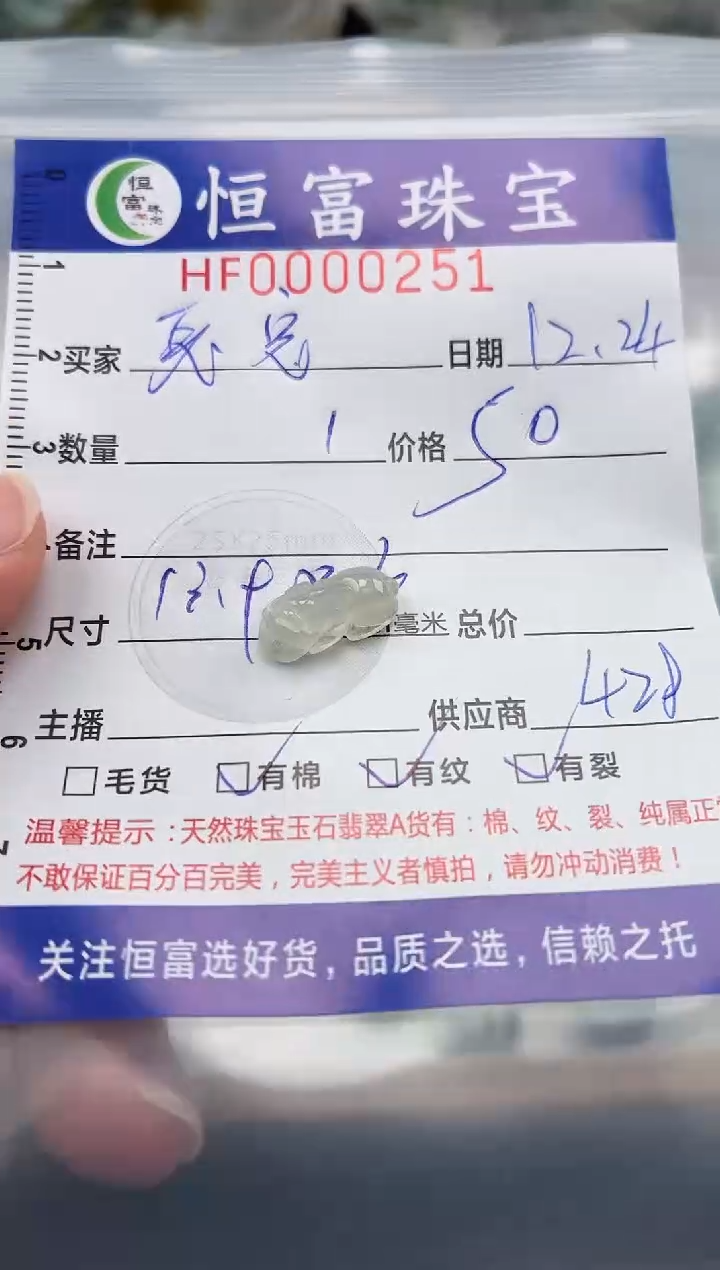 颈饰未镶嵌翡翠✨****✨翡翠挂件251