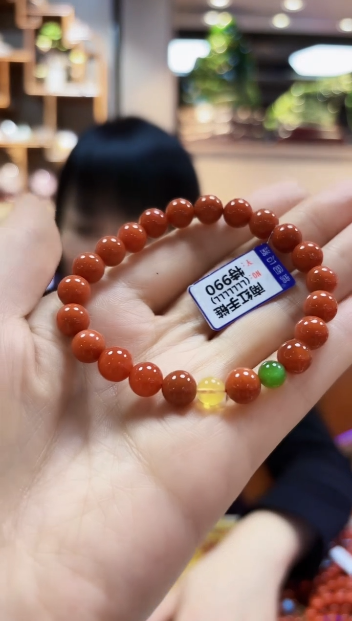 【闪购商品】南红玛瑙手链未镶嵌手链8
