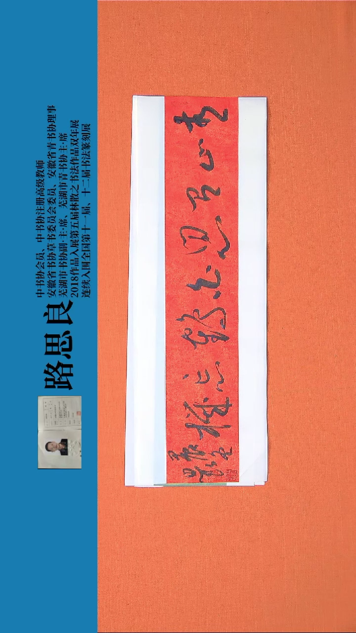 【闪购商品】书法书法作品路思良精品书法68*23