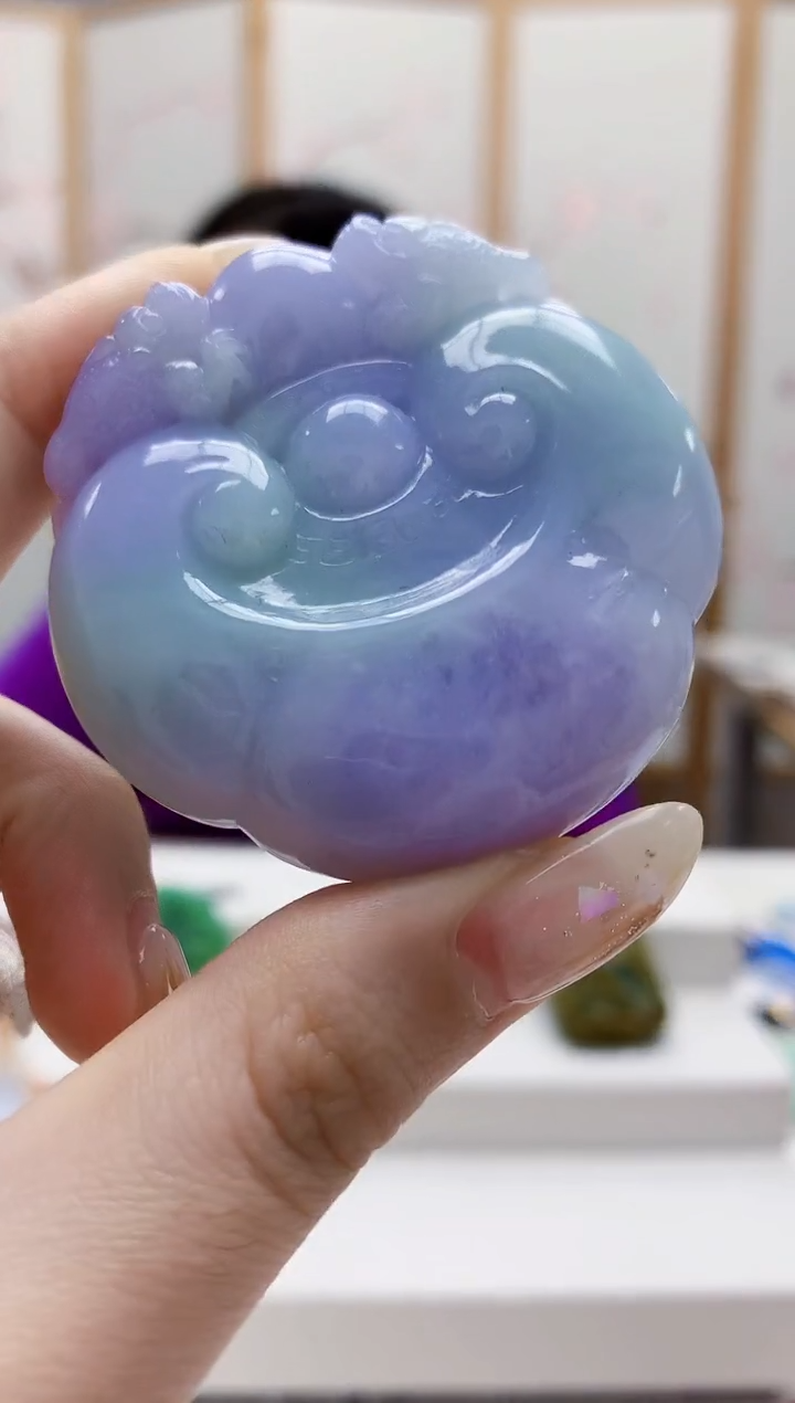 未镶嵌定制翡翠4852jw-毛货挂件45