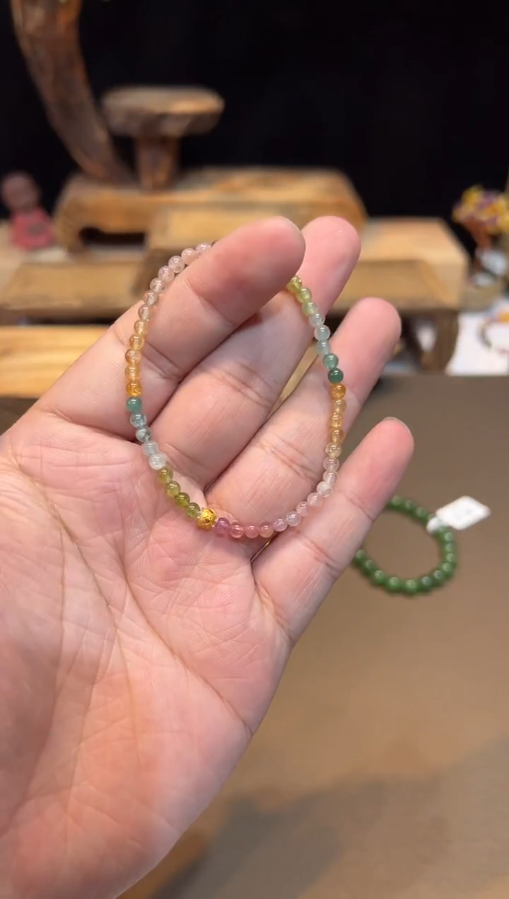 未镶嵌手链碧玺手饰@@F6009