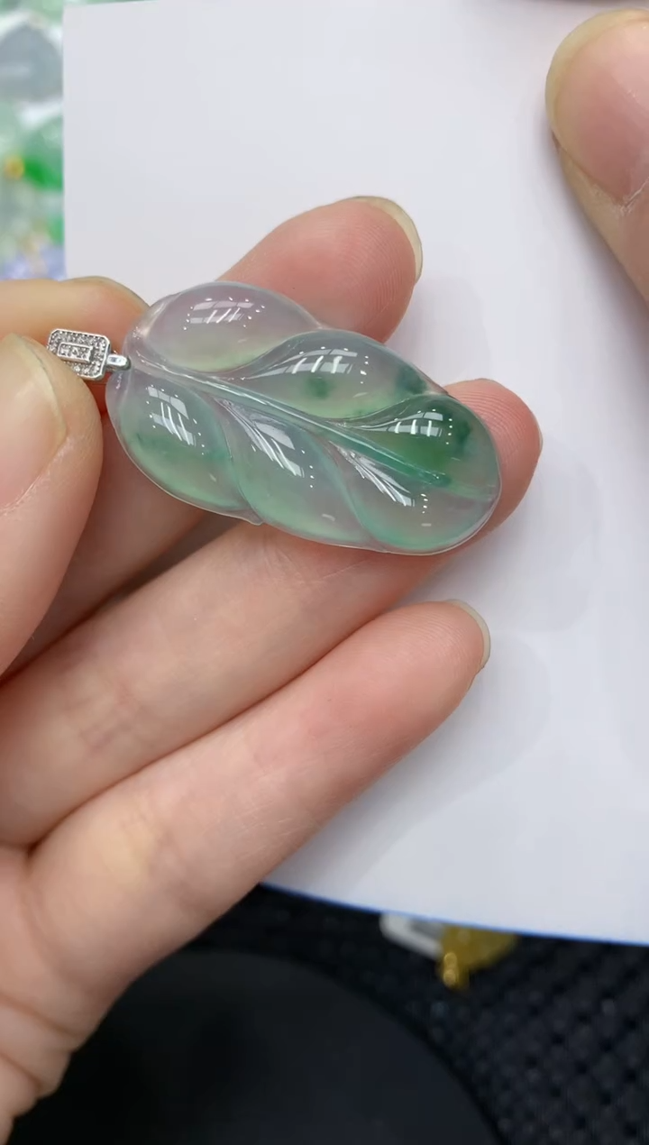 【闪购商品】翡翠颈饰18K金镶嵌11111111