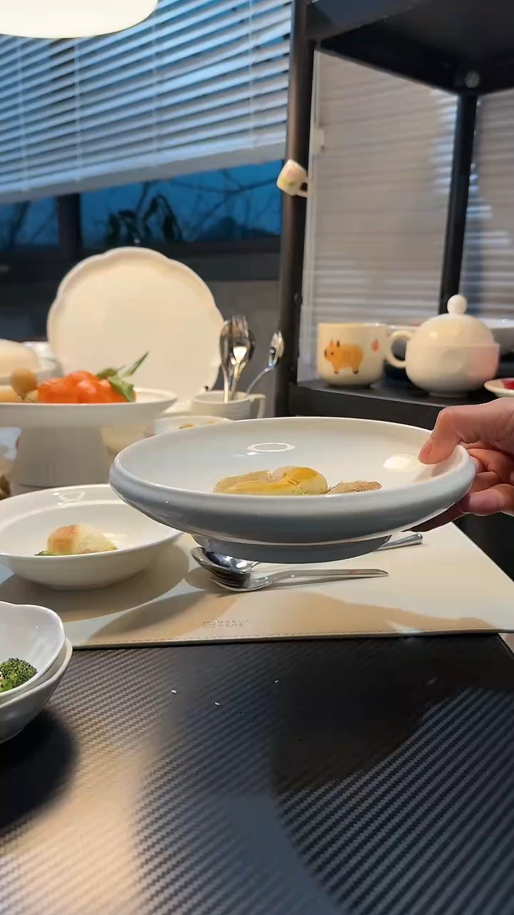 【闪购商品】其他厚胎高脚钵子有个模印介意不拍7.8英寸