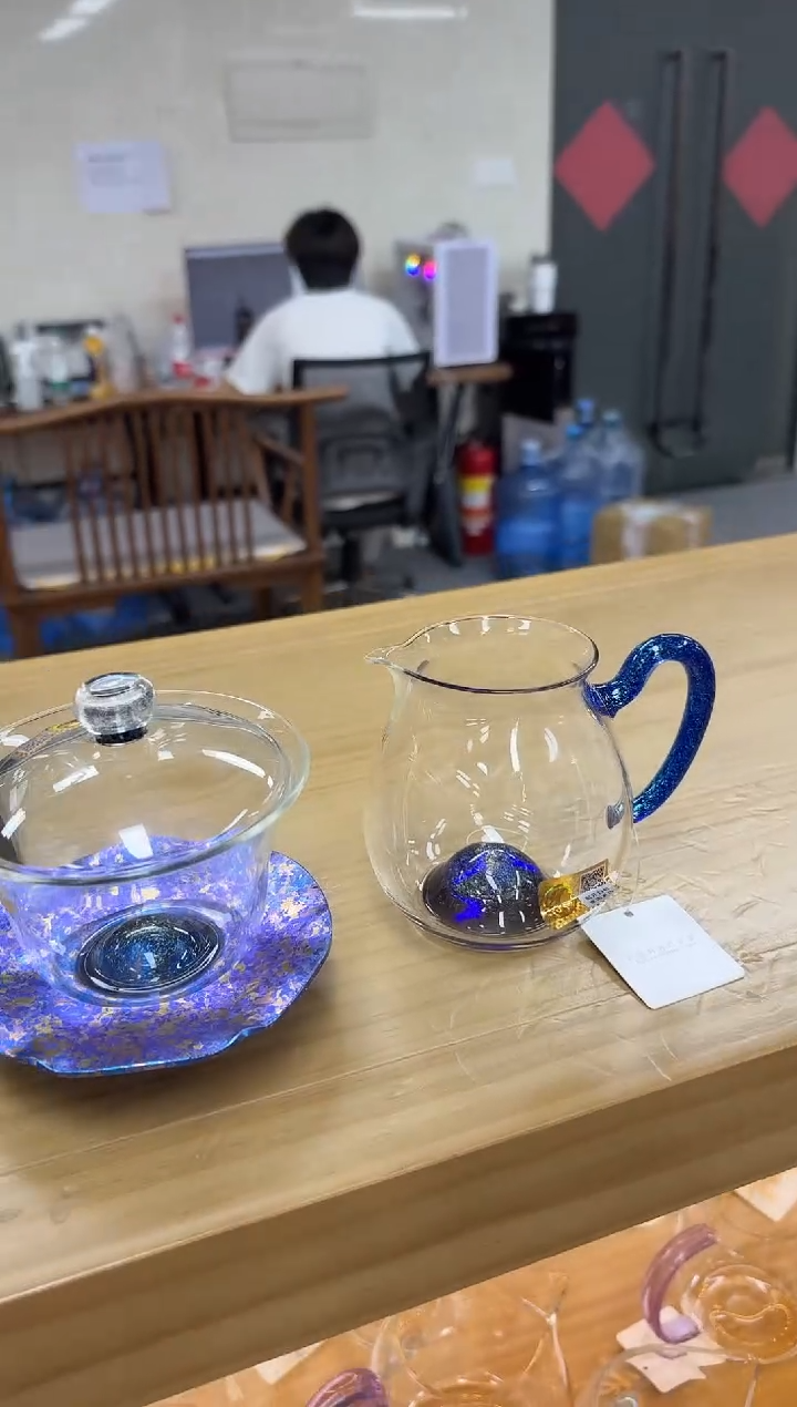 禾器斑斓曜辰盖碗星云紫+禾器斑斓清悦