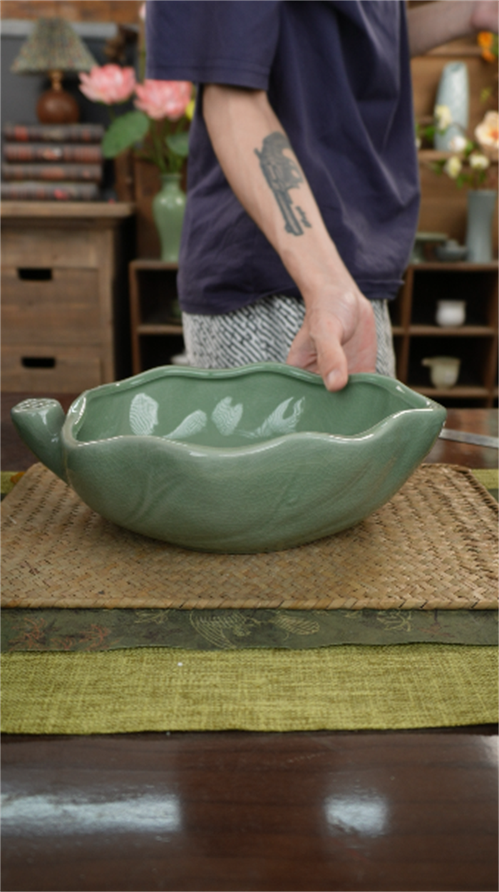  【闪购商品】叶子茶洗A-27.5（直径）只保不漏水外观不完美