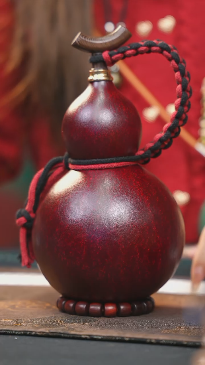 【闪购商品】WD170大漆酒葫芦不包手串及旋转底座