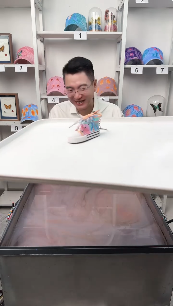 非金属布艺水拓小鞋