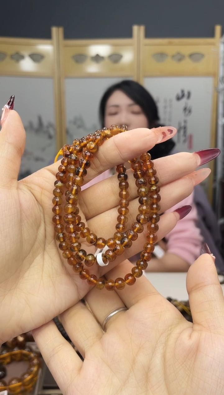 【闪购商品】琥珀裸石未镶嵌6+橘蜜108