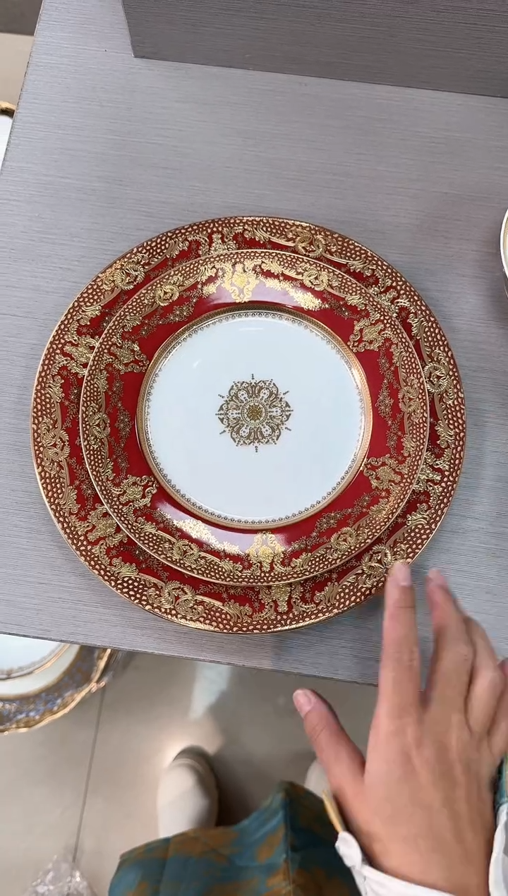 【闪购商品】瓷片大小盘2套 春节活动福利价