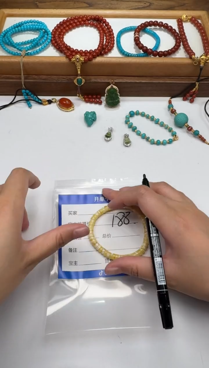 裸石蜜蜡未镶嵌香*～手串手串