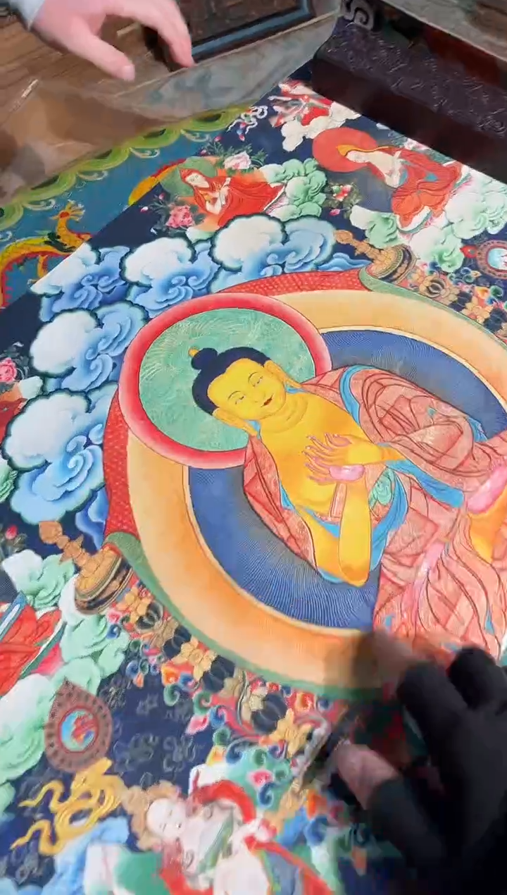 卷轴画曦曦的唐卡tk160