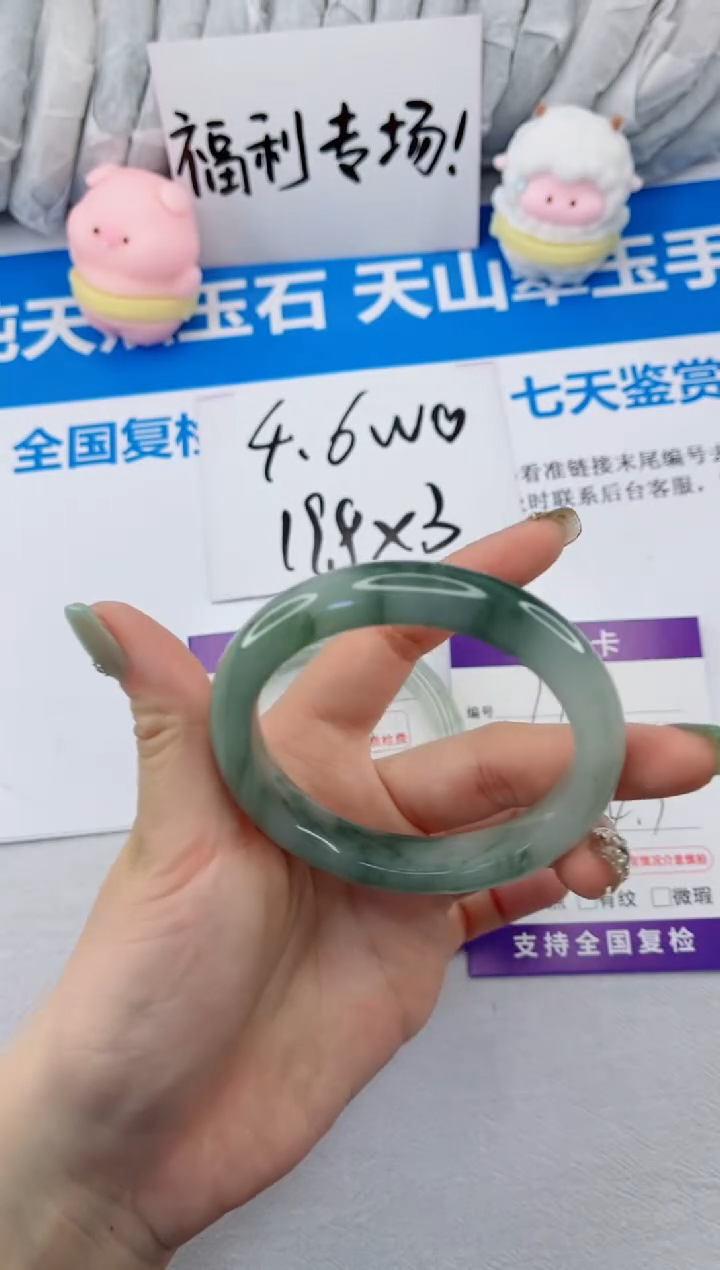 【闪购商品】石英质玉手镯合金178-54.7