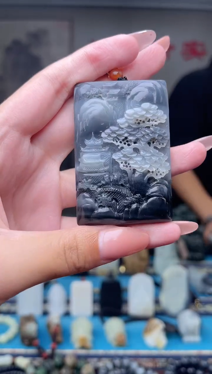 未镶嵌和田玉挂件1